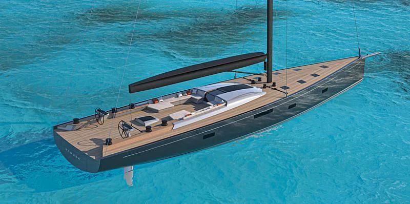 a boat on the water aboard NYUMBA GT Yacht for Sale