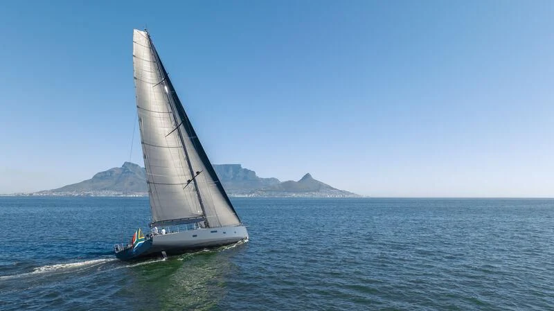 a sailboat on the water aboard NYUMBA GT Yacht for Sale