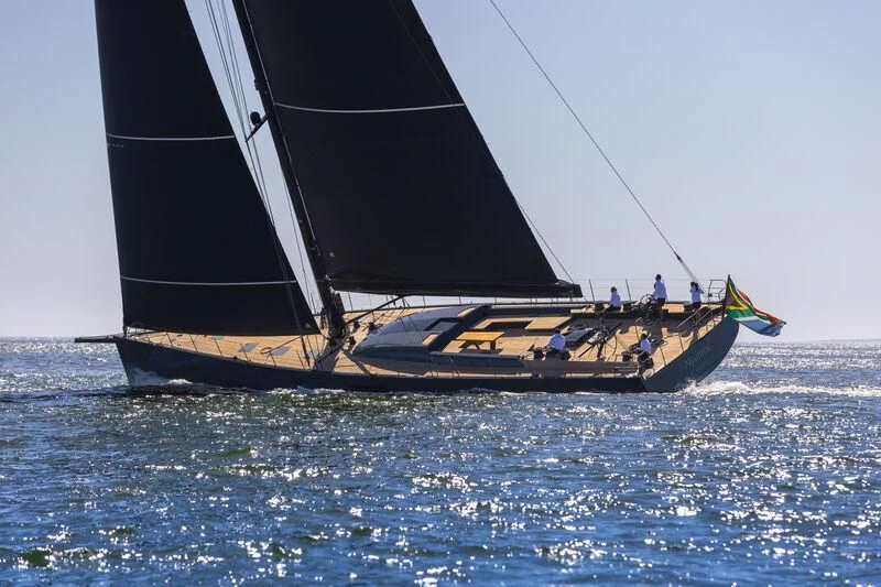 a sailboat on the water aboard NYUMBA GT Yacht for Sale