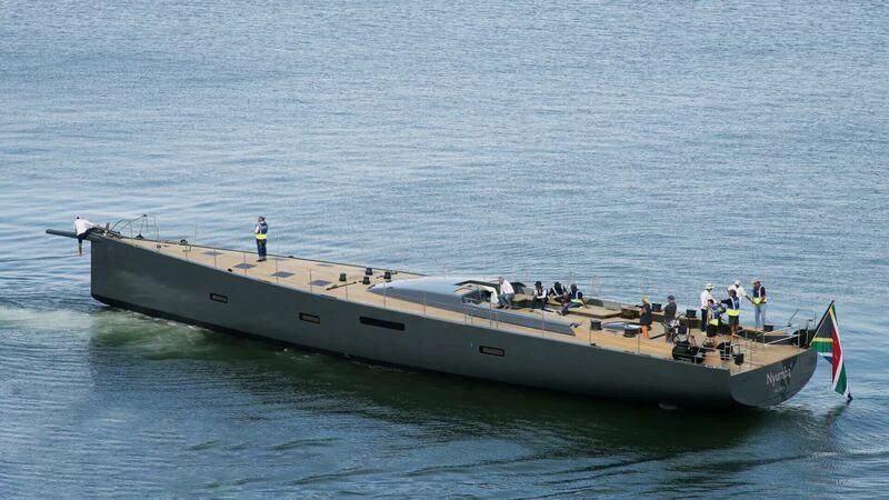 a boat with people on it aboard NYUMBA GT Yacht for Sale