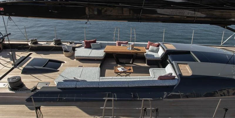 a boat on the water aboard NYUMBA GT Yacht for Sale