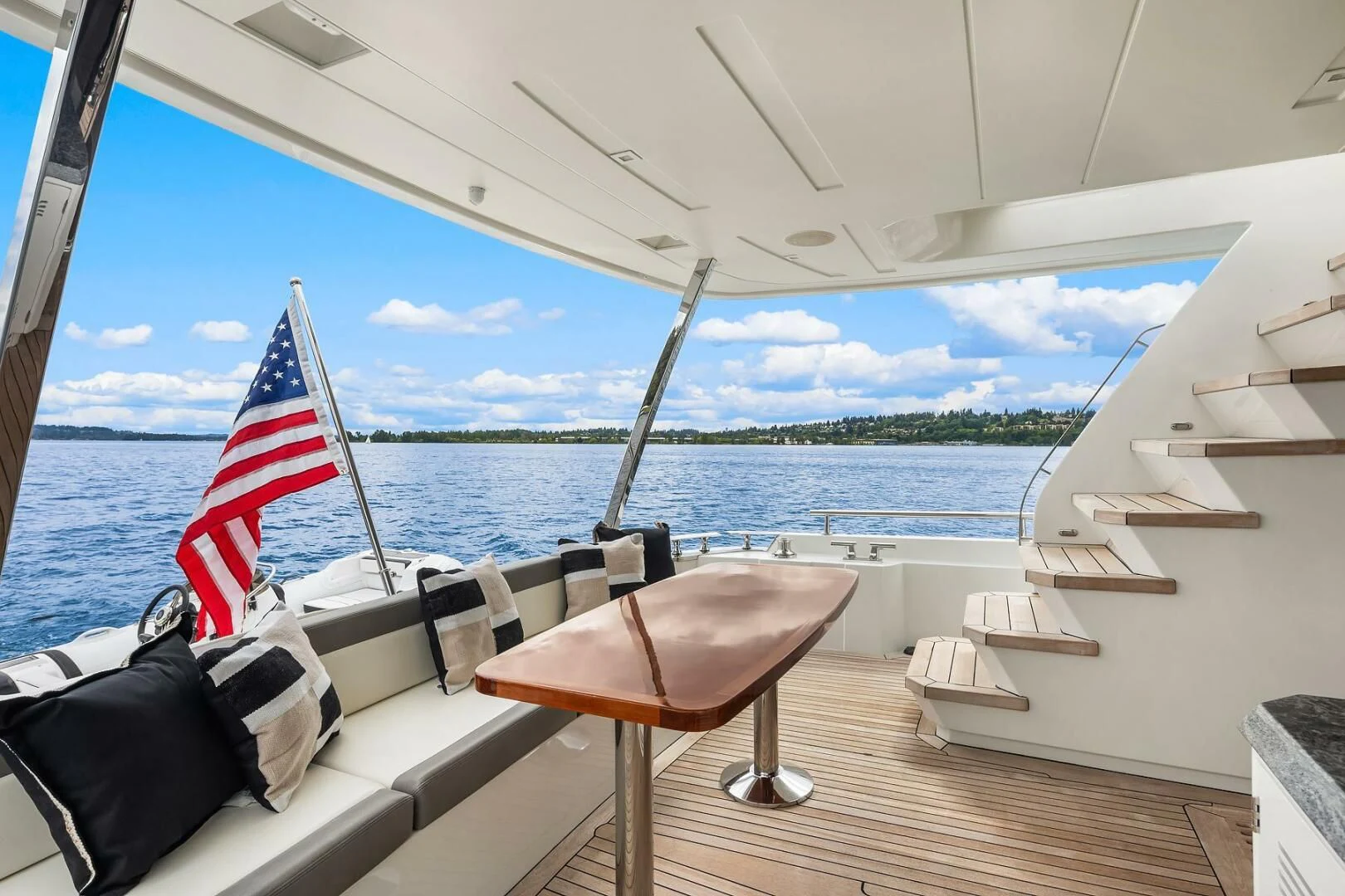 a boat on the water aboard PLAYBOOK Yacht for Sale