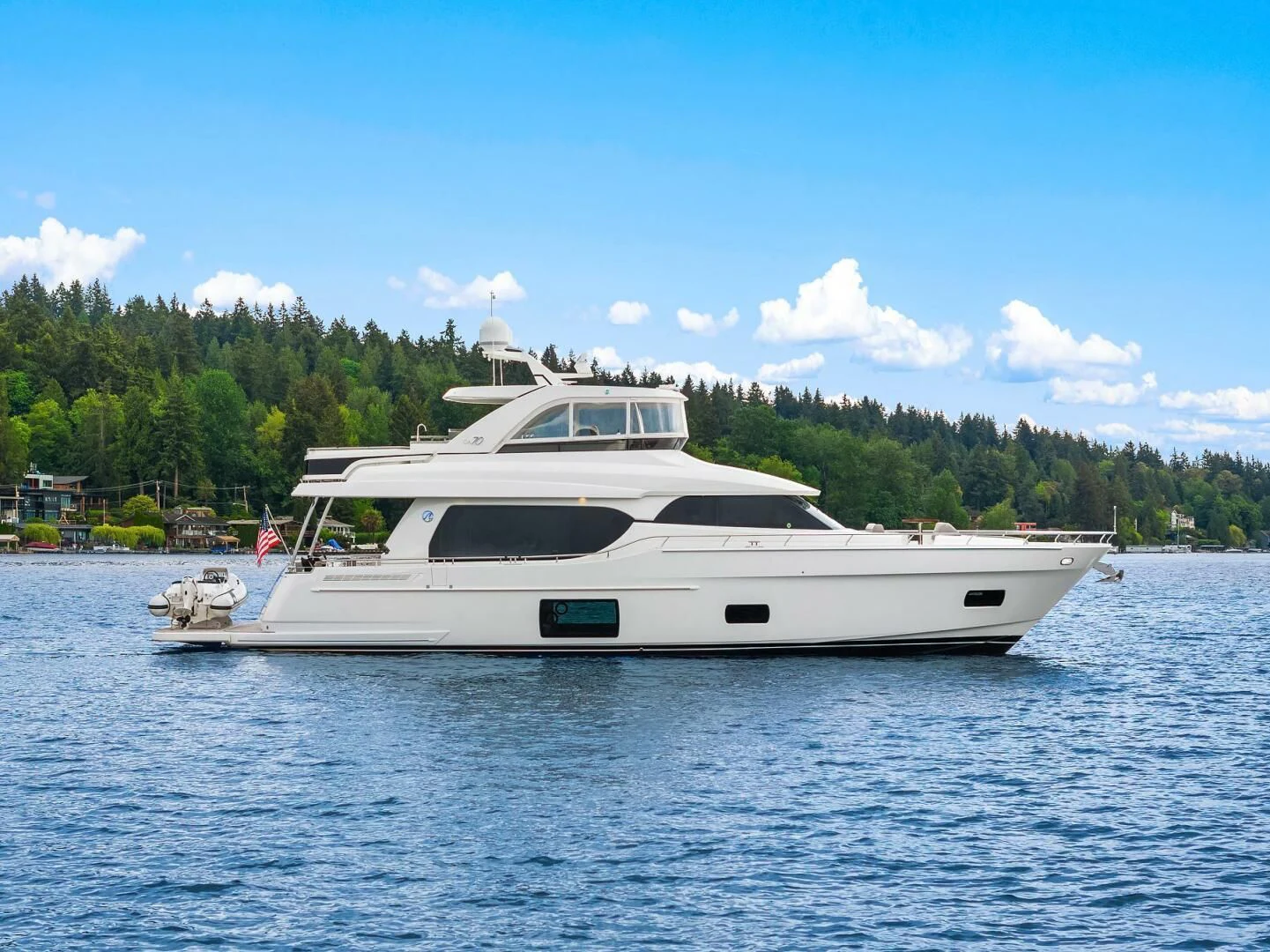 a boat on the water aboard PLAYBOOK Yacht for Sale