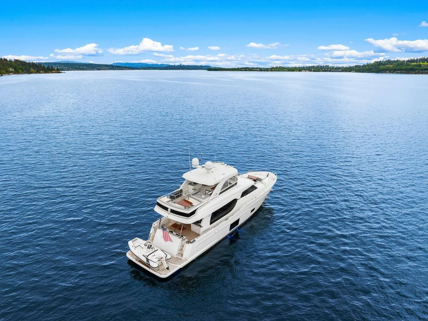 a boat in the water aboard PLAYBOOK Yacht for Sale
