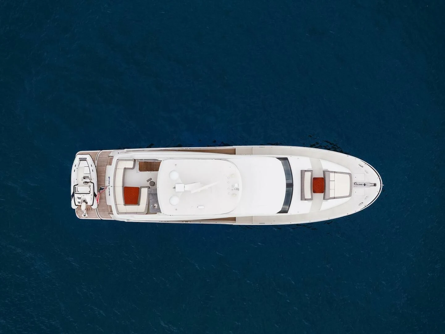 a white and silver object aboard PLAYBOOK Yacht for Sale