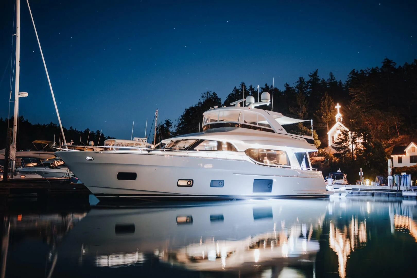 a boat in the water aboard PLAYBOOK Yacht for Sale
