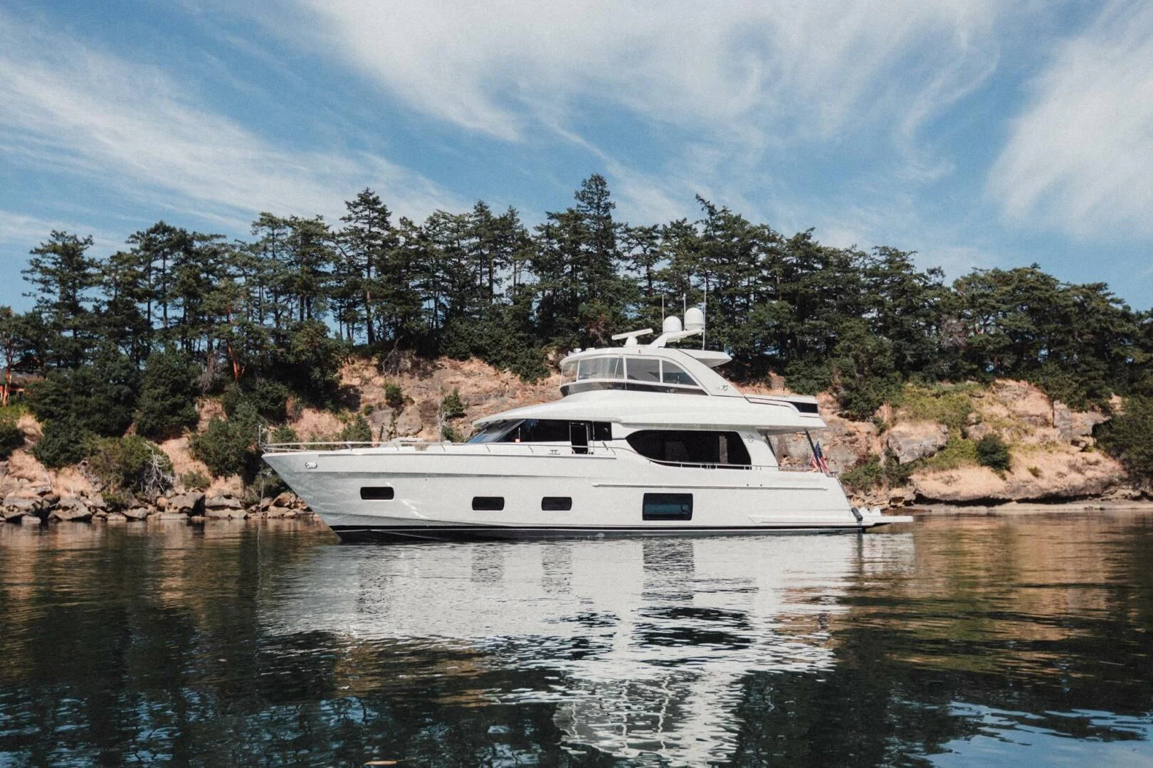 a boat on the water aboard PLAYBOOK Yacht for Sale