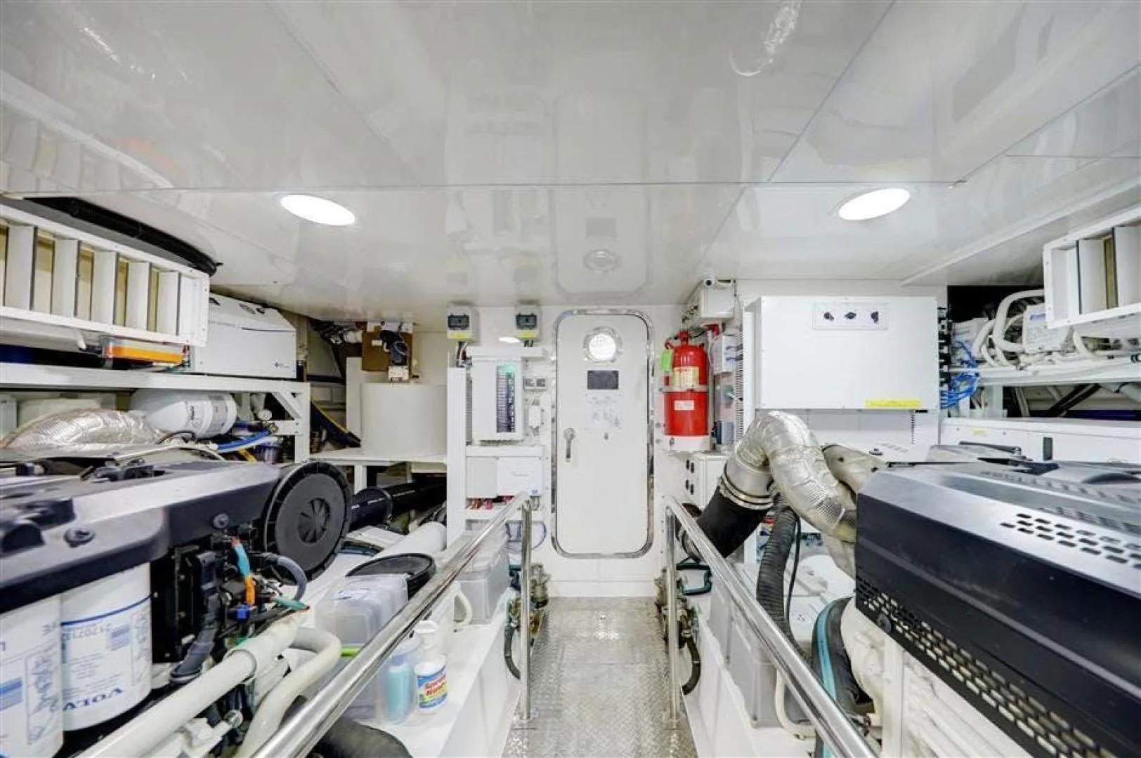 a room with machinery and equipment aboard PLAYBOOK Yacht for Sale