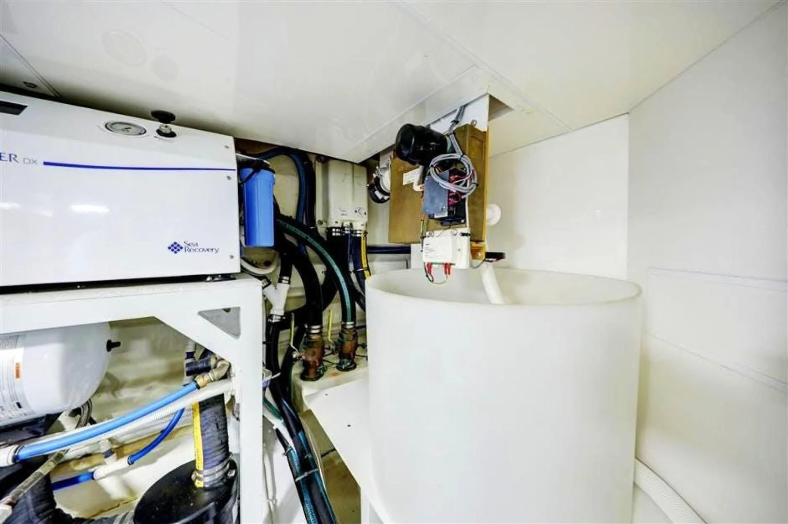 a machine with a white cylinder aboard PLAYBOOK Yacht for Sale