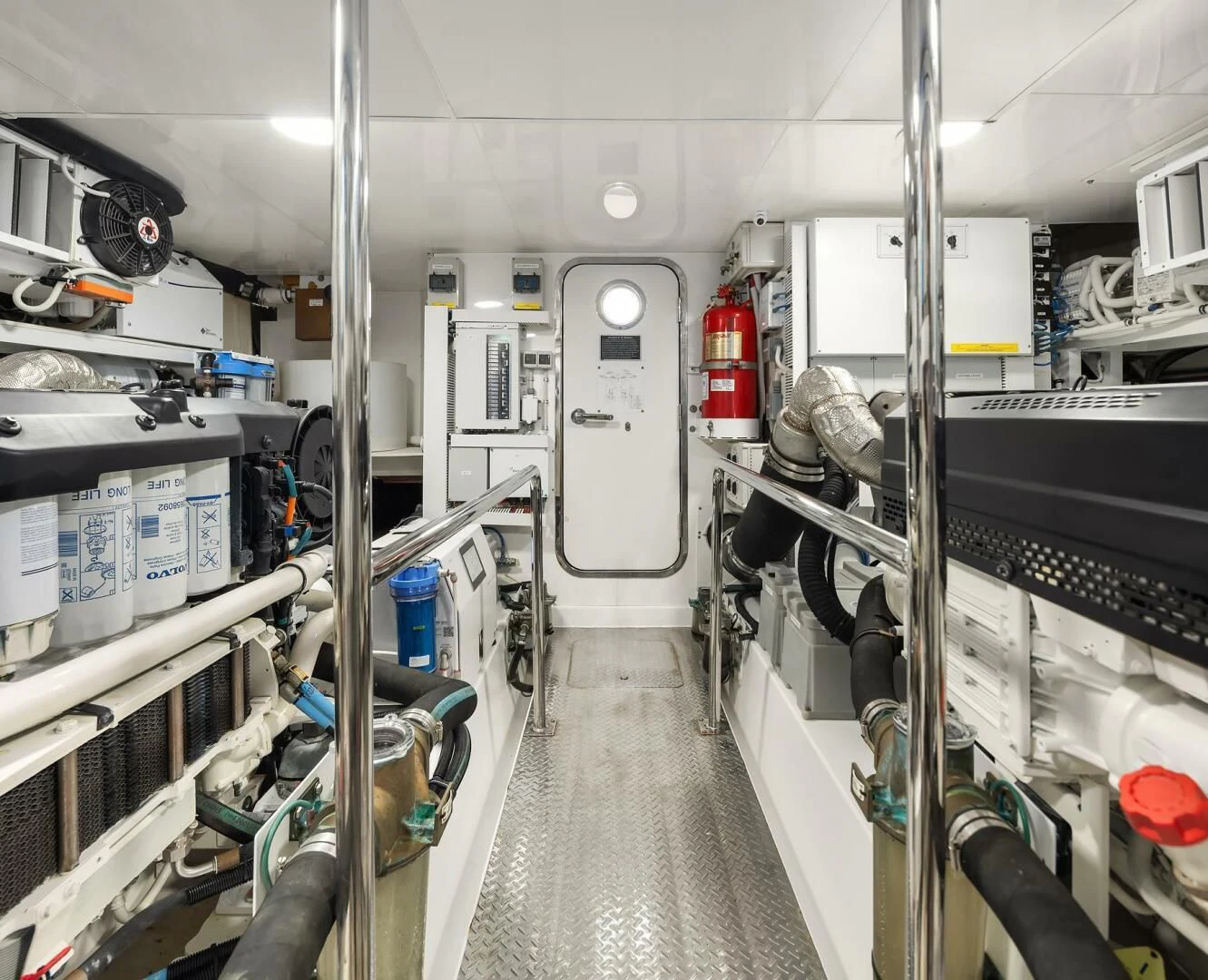 a room with equipment and equipment aboard PLAYBOOK Yacht for Sale