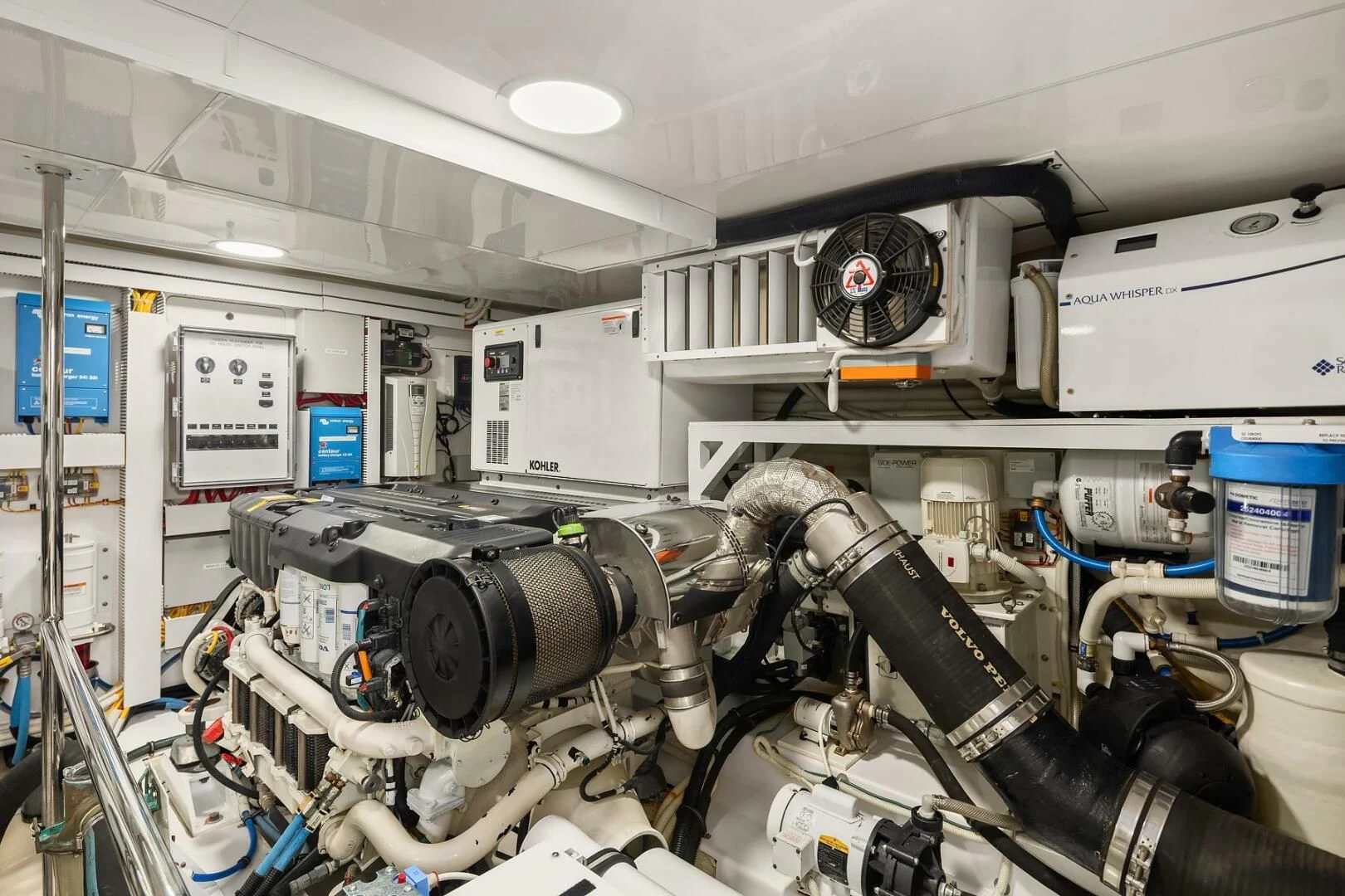 a machine with many wires aboard PLAYBOOK Yacht for Sale