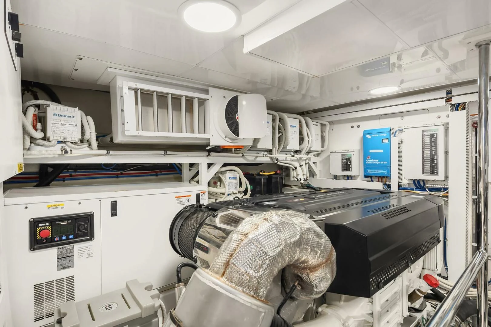 a room with machines and equipment aboard PLAYBOOK Yacht for Sale