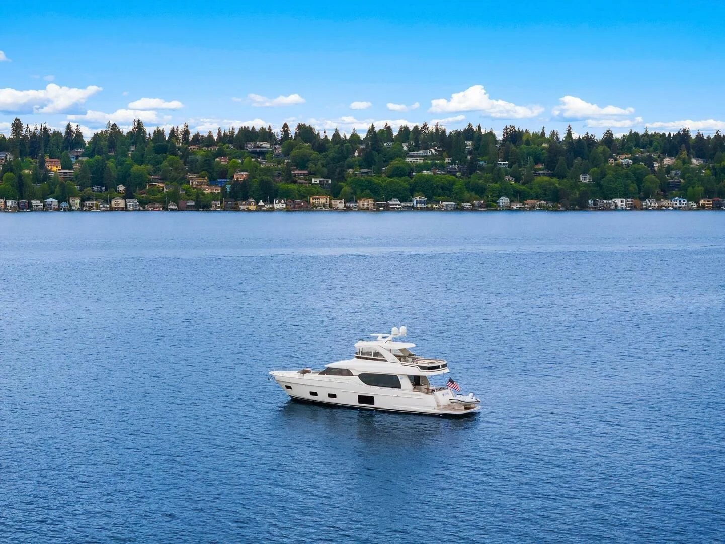 a boat on the water aboard PLAYBOOK Yacht for Sale