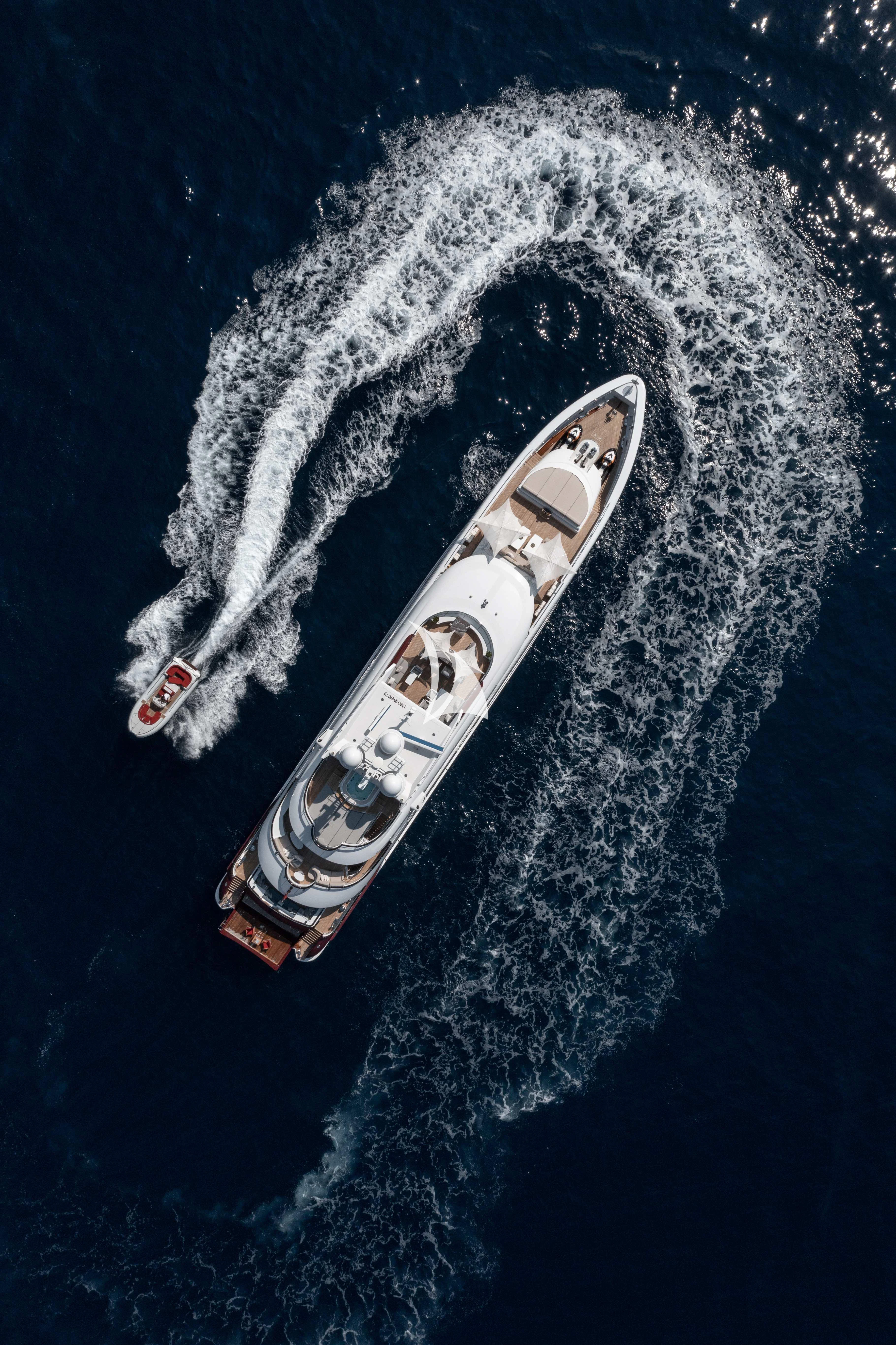 a satellite in space aboard IDEFIX II Yacht for Charter