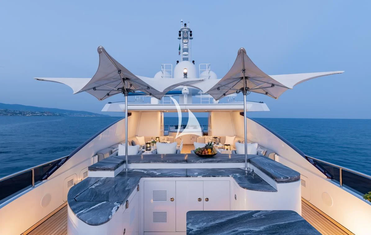 a boat on the water aboard IDEFIX II Yacht for Charter