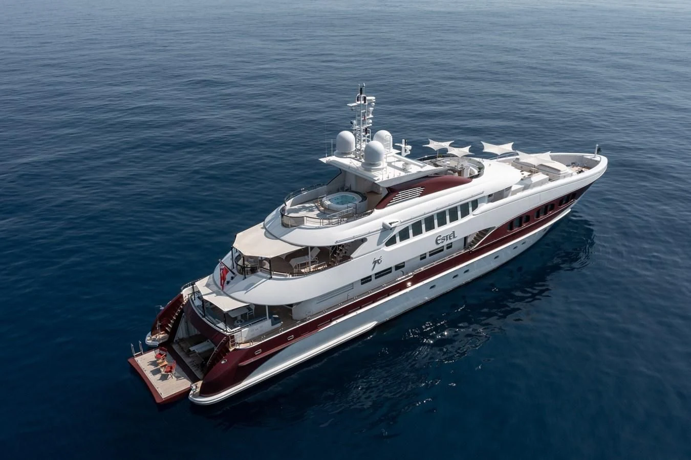 a boat in the water aboard IDEFIX II Yacht for Charter