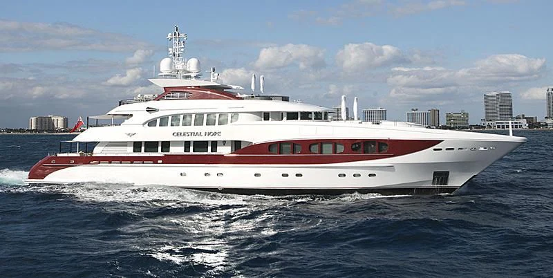 a large white boat aboard IDEFIX II Yacht for Charter