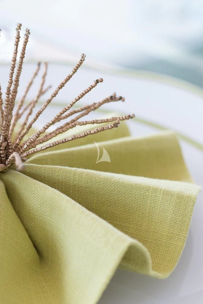 a yellow and green cloth aboard KATHARINE Yacht for Sale