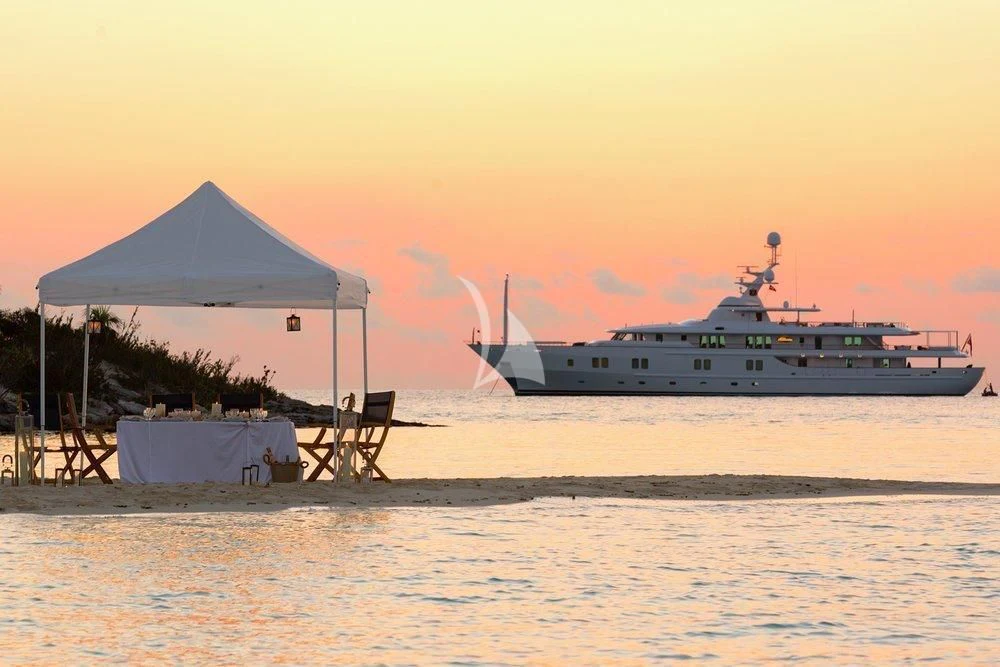 a boat on the water aboard KATHARINE Yacht for Sale