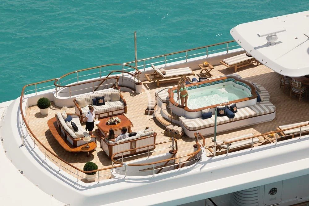 a boat on the water aboard KATHARINE Yacht for Sale