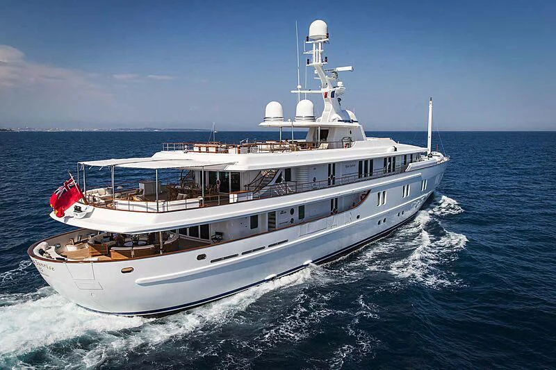 a boat on the water aboard KATHARINE Yacht for Sale