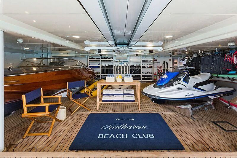 a room with a few beds aboard KATHARINE Yacht for Sale