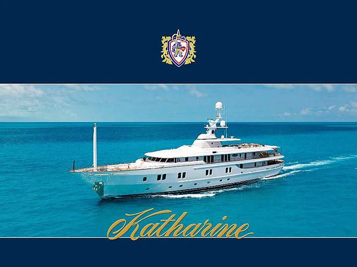 a large white ship in the water aboard KATHARINE Yacht for Sale