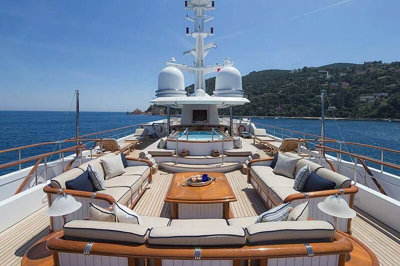 a boat on the water aboard KATHARINE Yacht for Sale