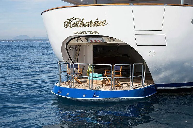 a boat on the water aboard KATHARINE Yacht for Sale