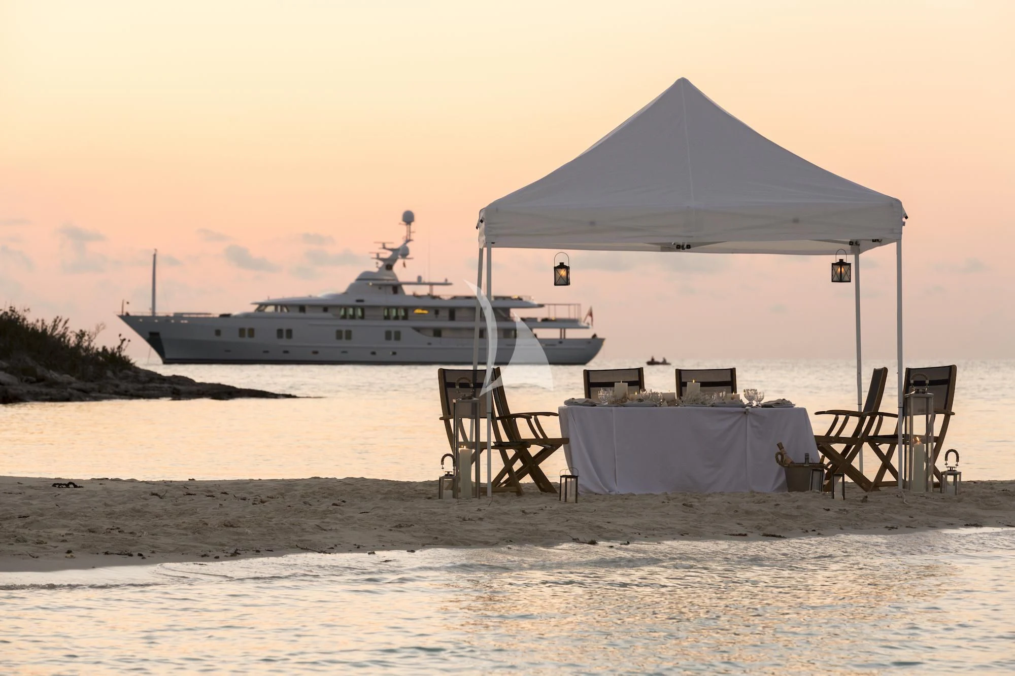 a boat on the water aboard KATHARINE Yacht for Sale