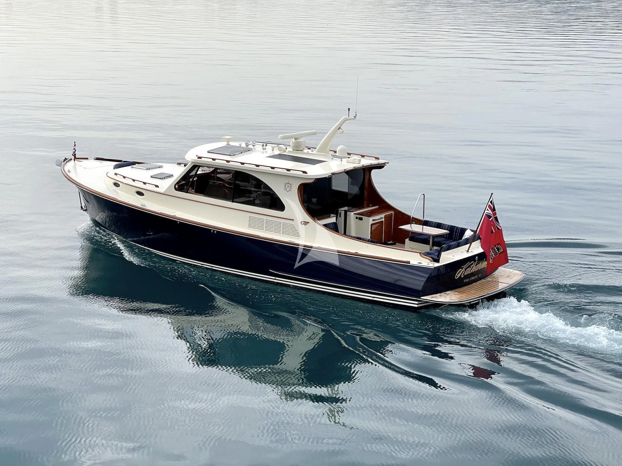 a boat on the water aboard KATHARINE Yacht for Sale