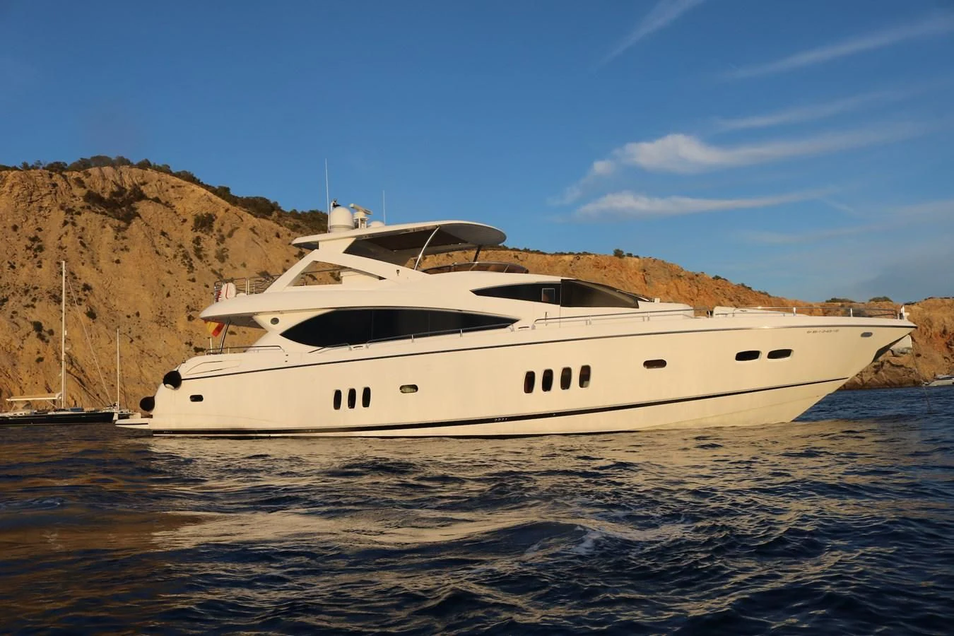 a yacht in the water aboard LI-JOR Yacht for Sale
