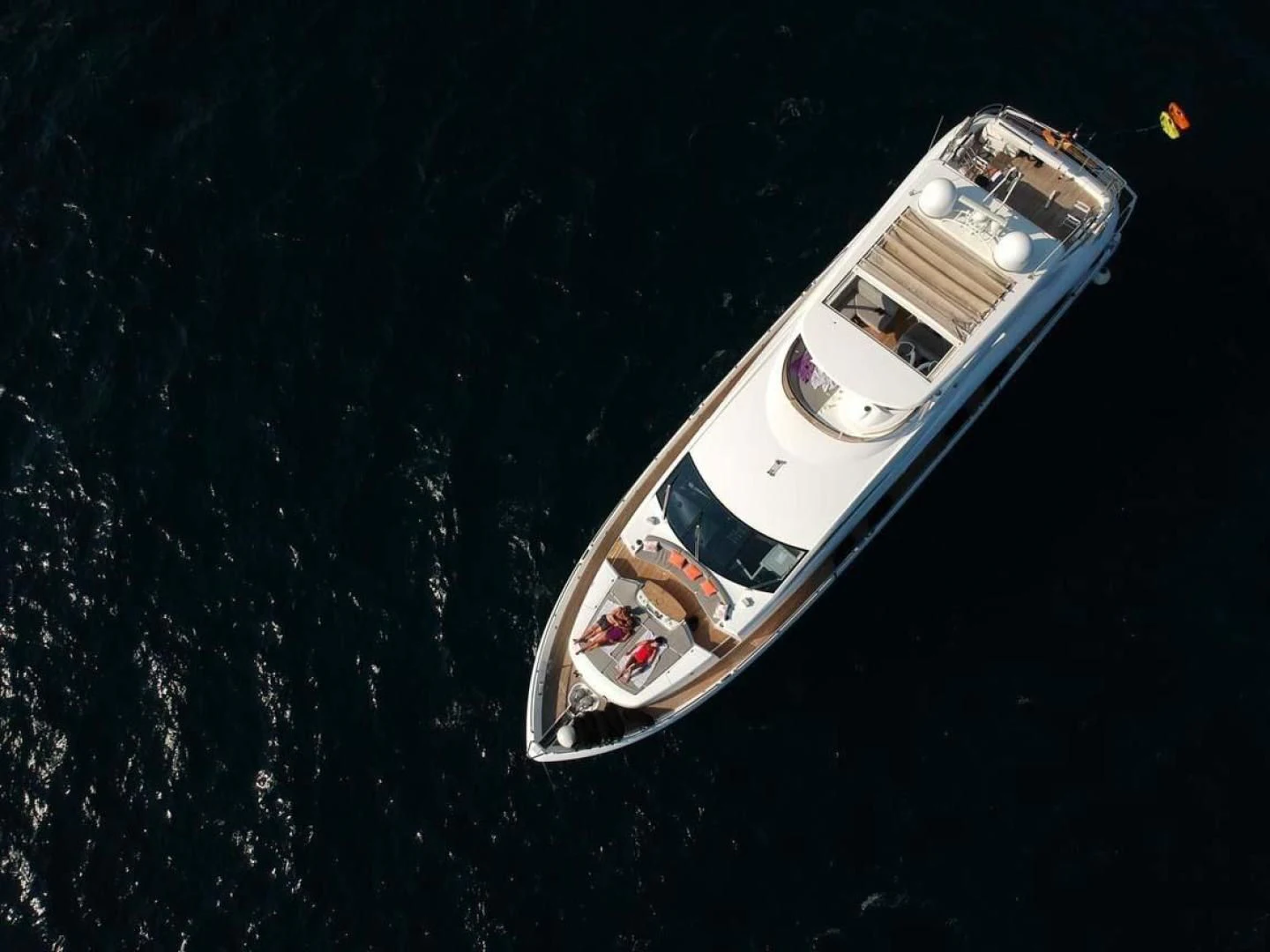 a space ship in space aboard LI-JOR Yacht for Sale
