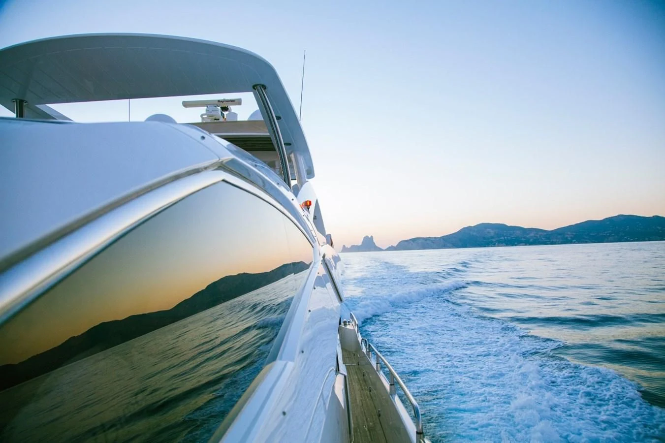 a boat on the water aboard LI-JOR Yacht for Sale