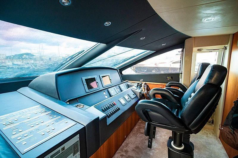 a seat on a plane aboard LI-JOR Yacht for Sale