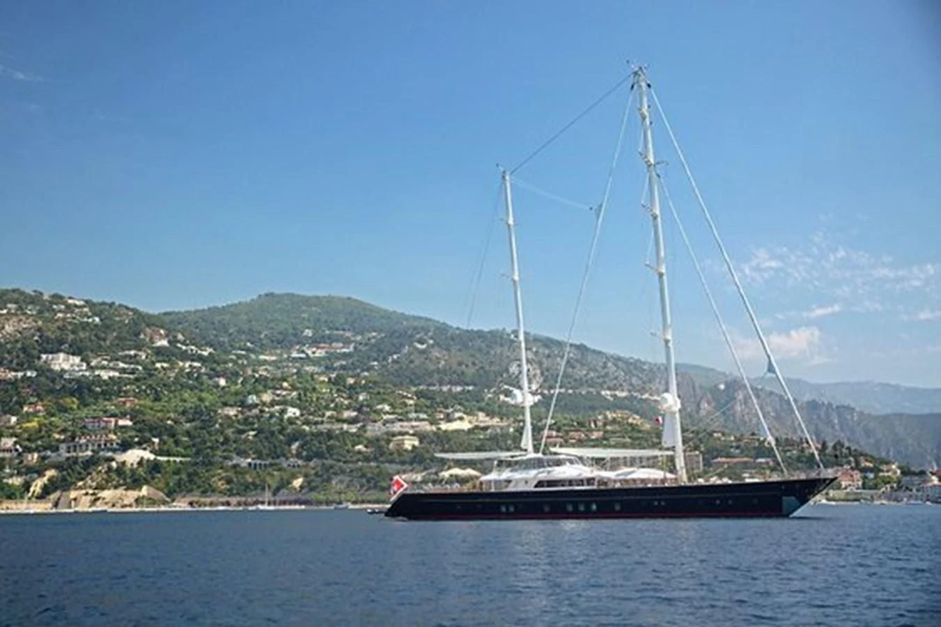 a sailboat on the water aboard LA LUNA Yacht for Sale