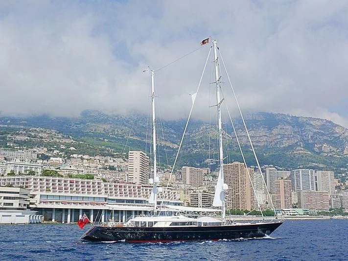 a boat in the water aboard LA LUNA Yacht for Sale