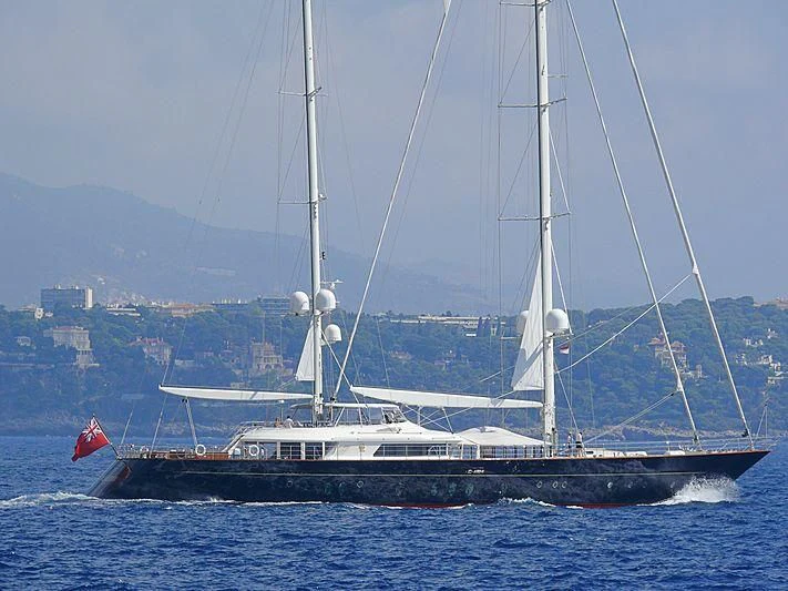 a boat on the water aboard LA LUNA Yacht for Sale