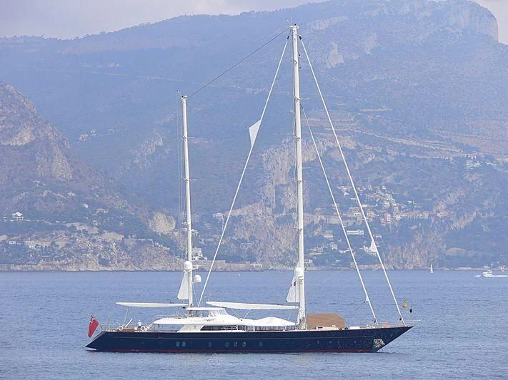a boat on the water aboard LA LUNA Yacht for Sale