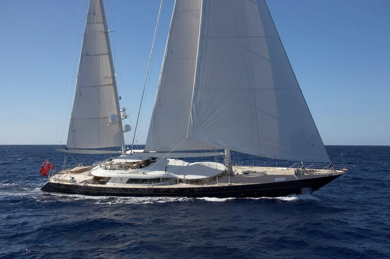 a sailboat on the water aboard LA LUNA Yacht for Sale
