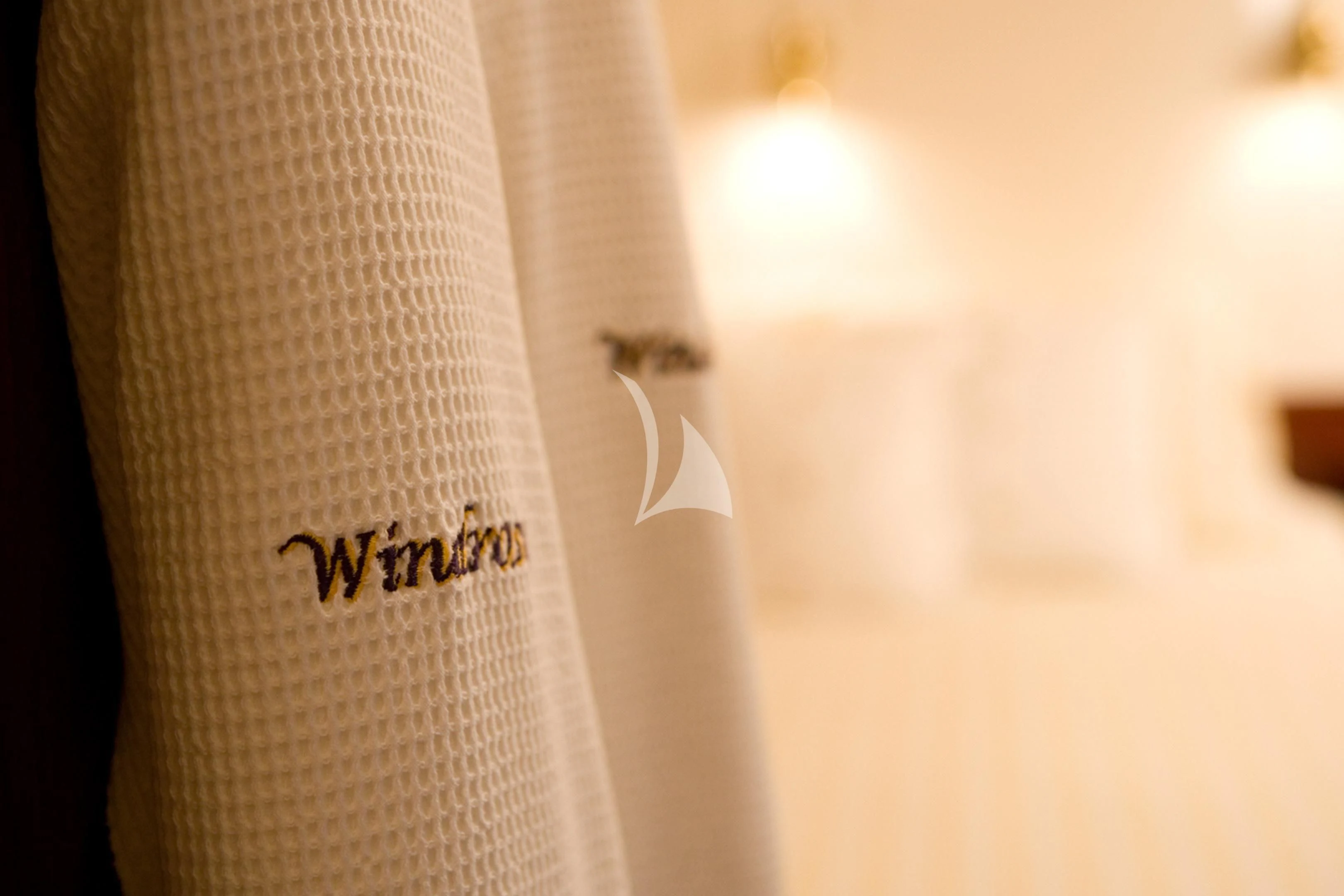 a pair of white socks aboard WINDROSE OF AMSTERDAM Yacht for Sale