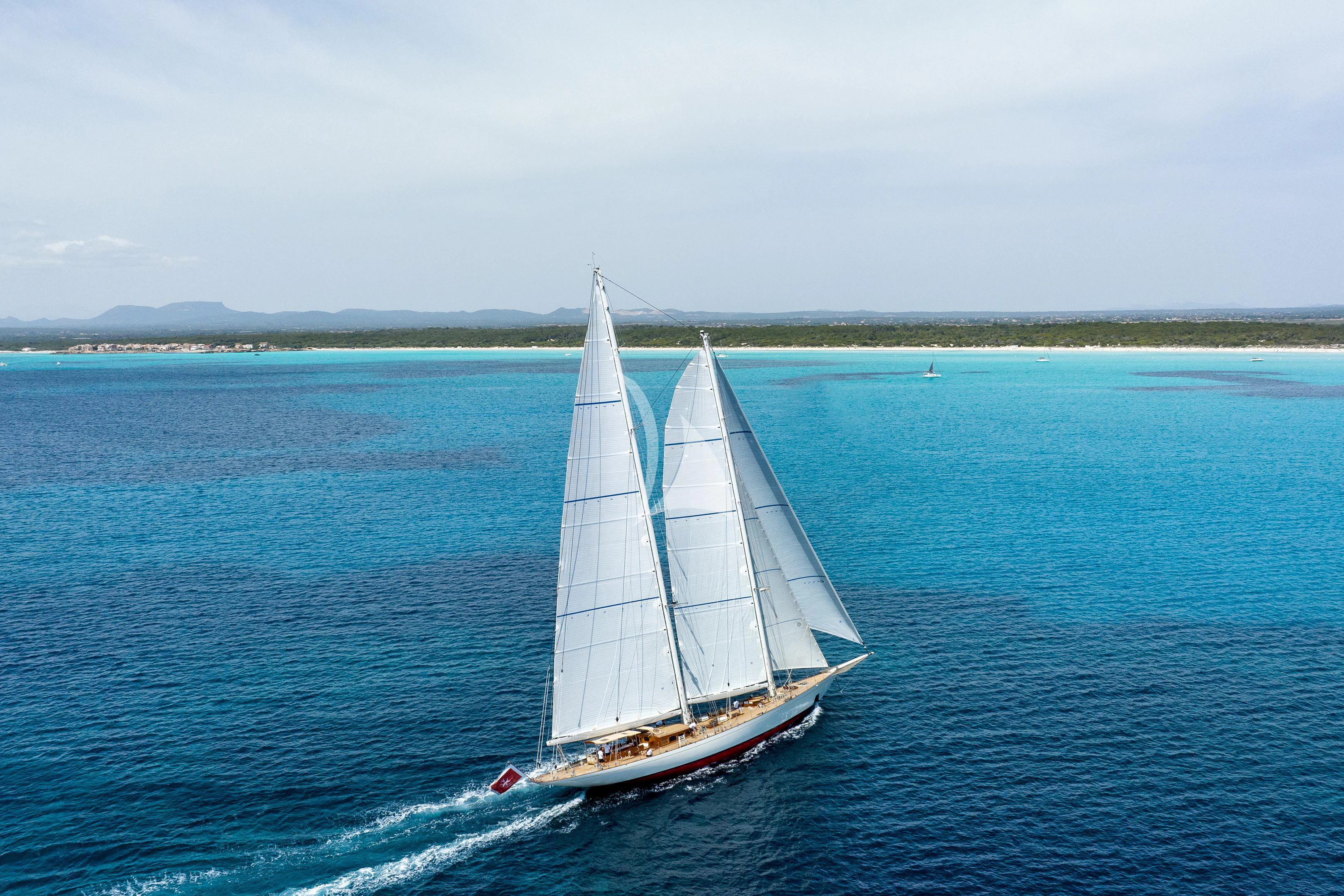 a sailboat on the water aboard WINDROSE OF AMSTERDAM Yacht for Sale