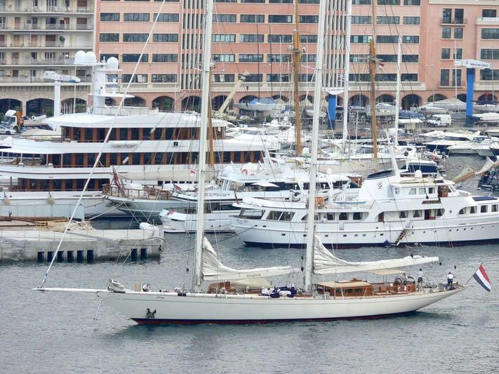 several boats in the water aboard WINDROSE OF AMSTERDAM Yacht for Sale