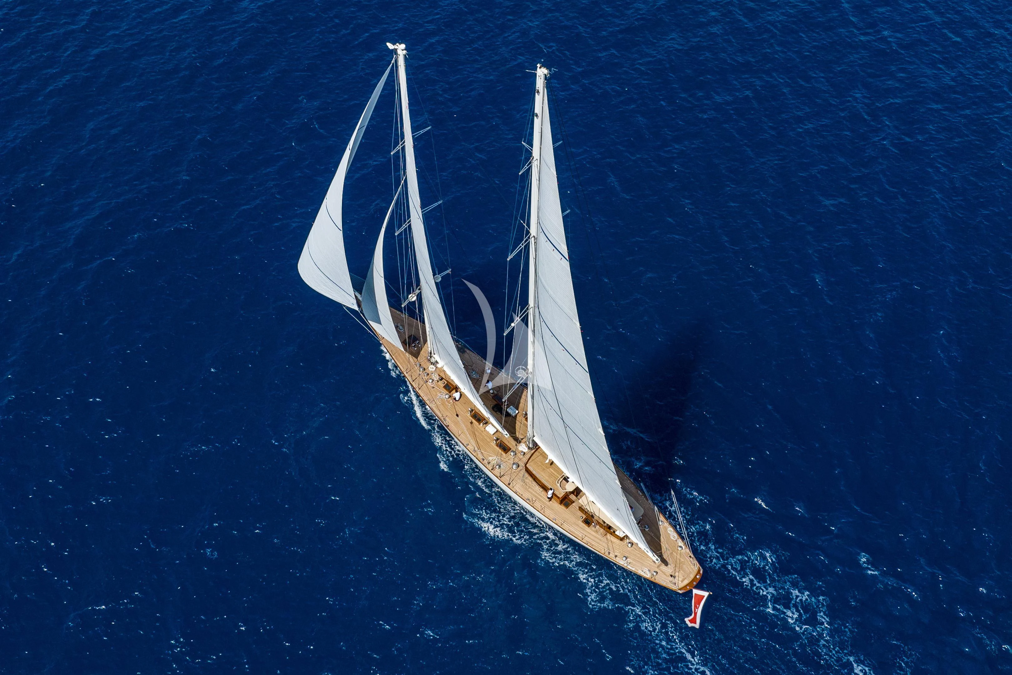 a sailboat in the water aboard WINDROSE OF AMSTERDAM Yacht for Sale