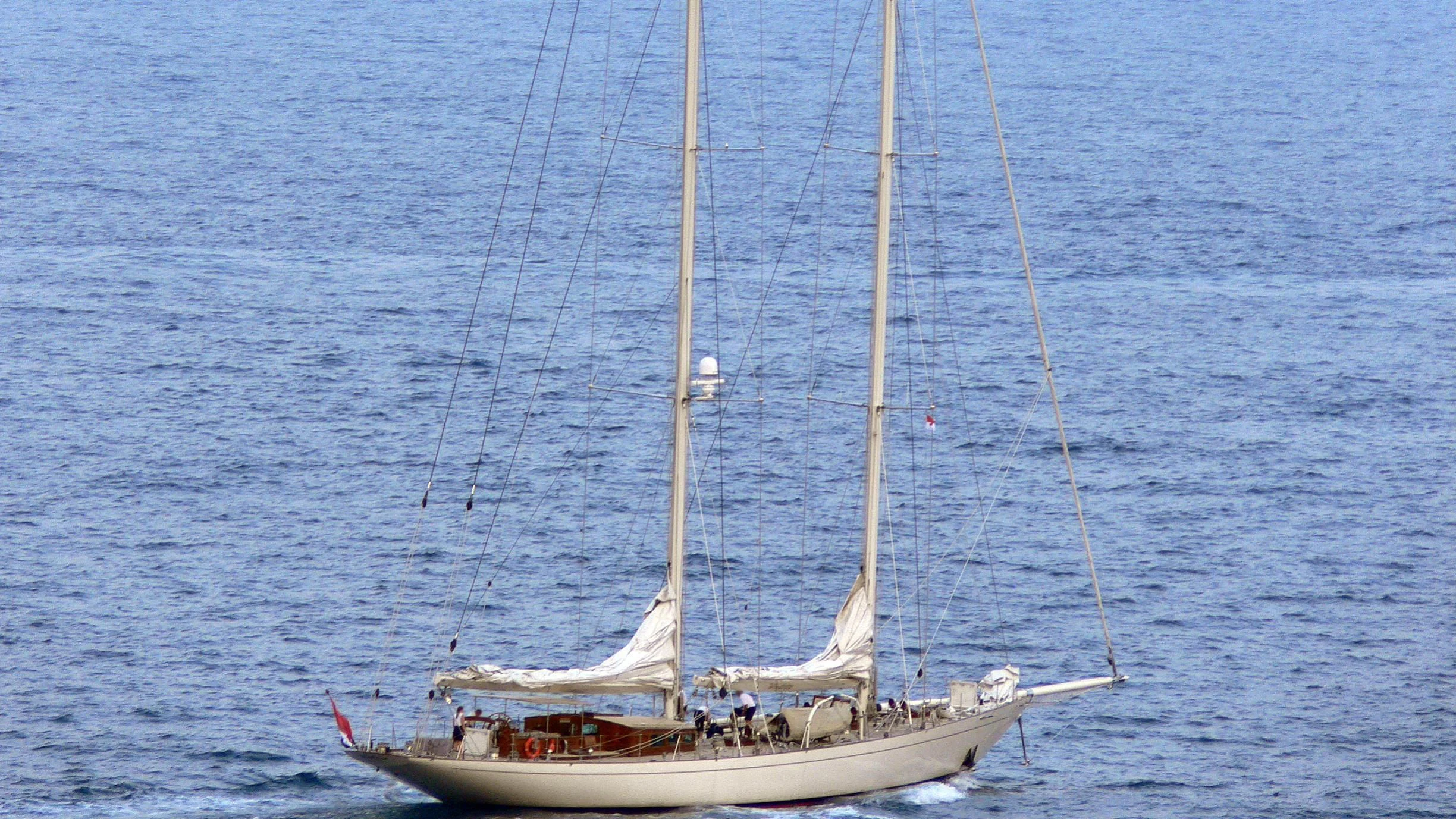 a sailboat on the water aboard WINDROSE OF AMSTERDAM Yacht for Sale