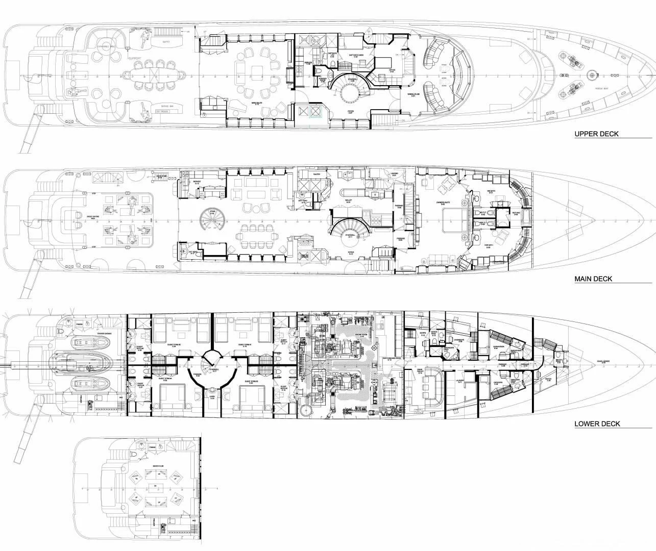 diagram, engineering drawing aboard STARSHIP Yacht for Charter