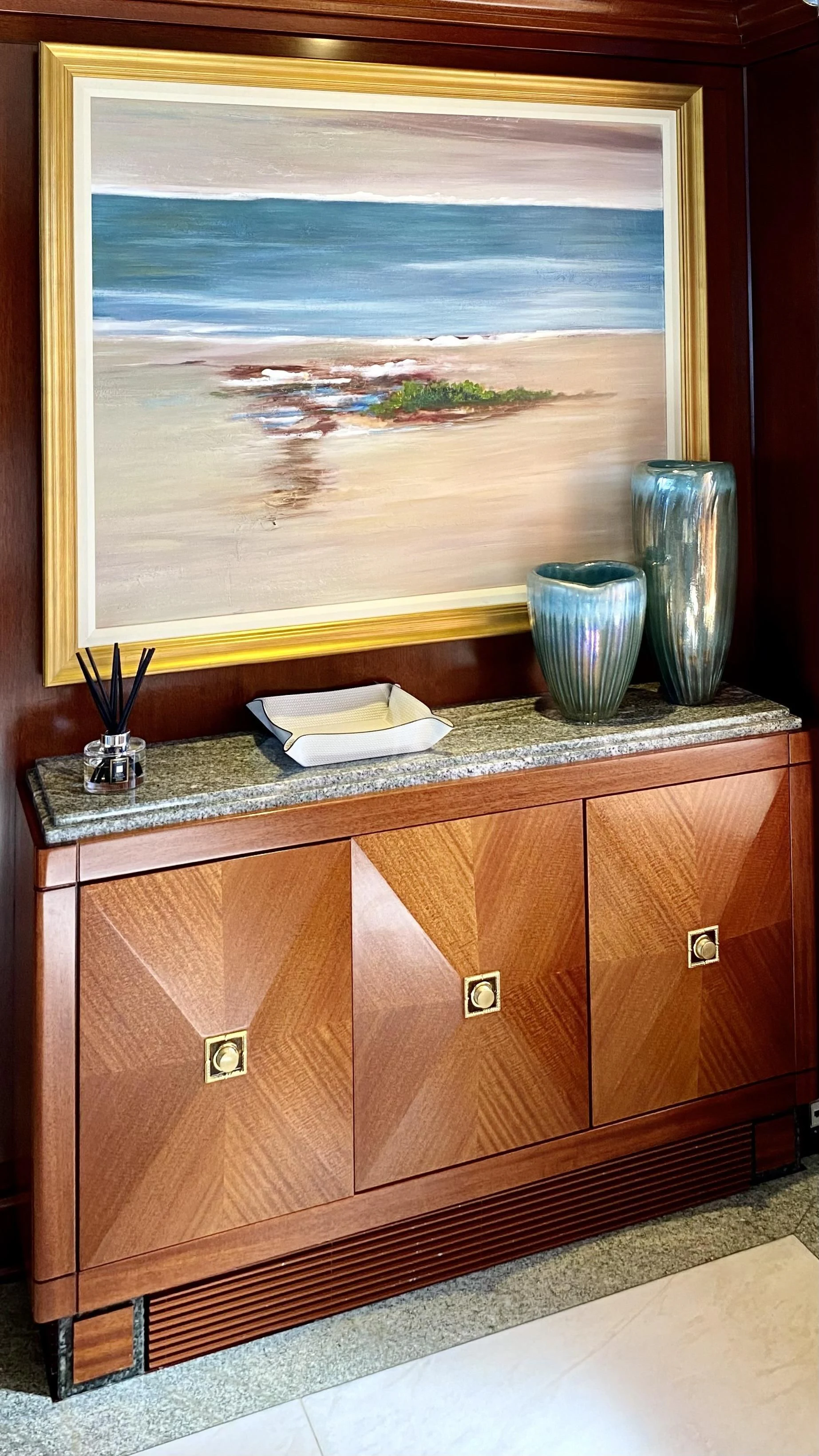 a window with a view of the ocean aboard STARSHIP Yacht for Charter