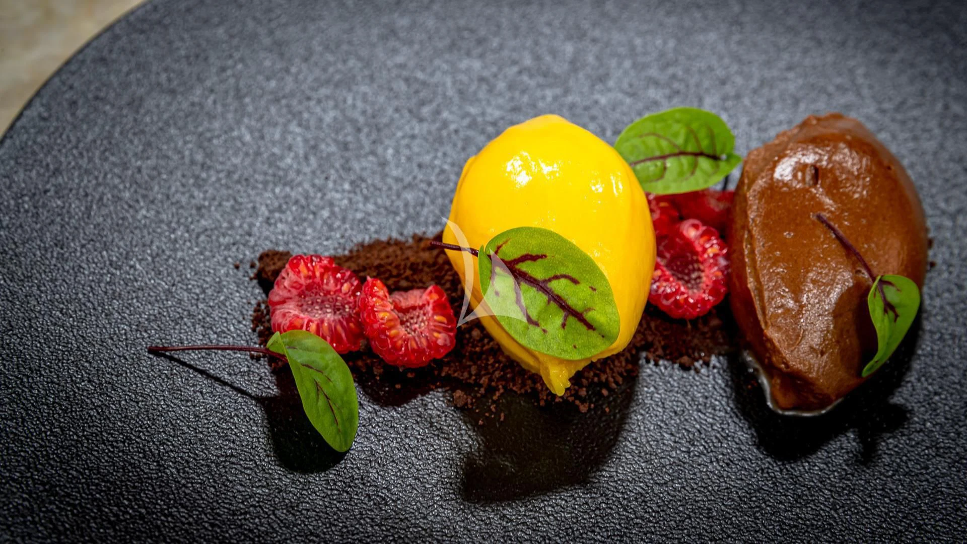 a couple of chocolate eggs with flowers on top of them aboard STARSHIP Yacht for Charter