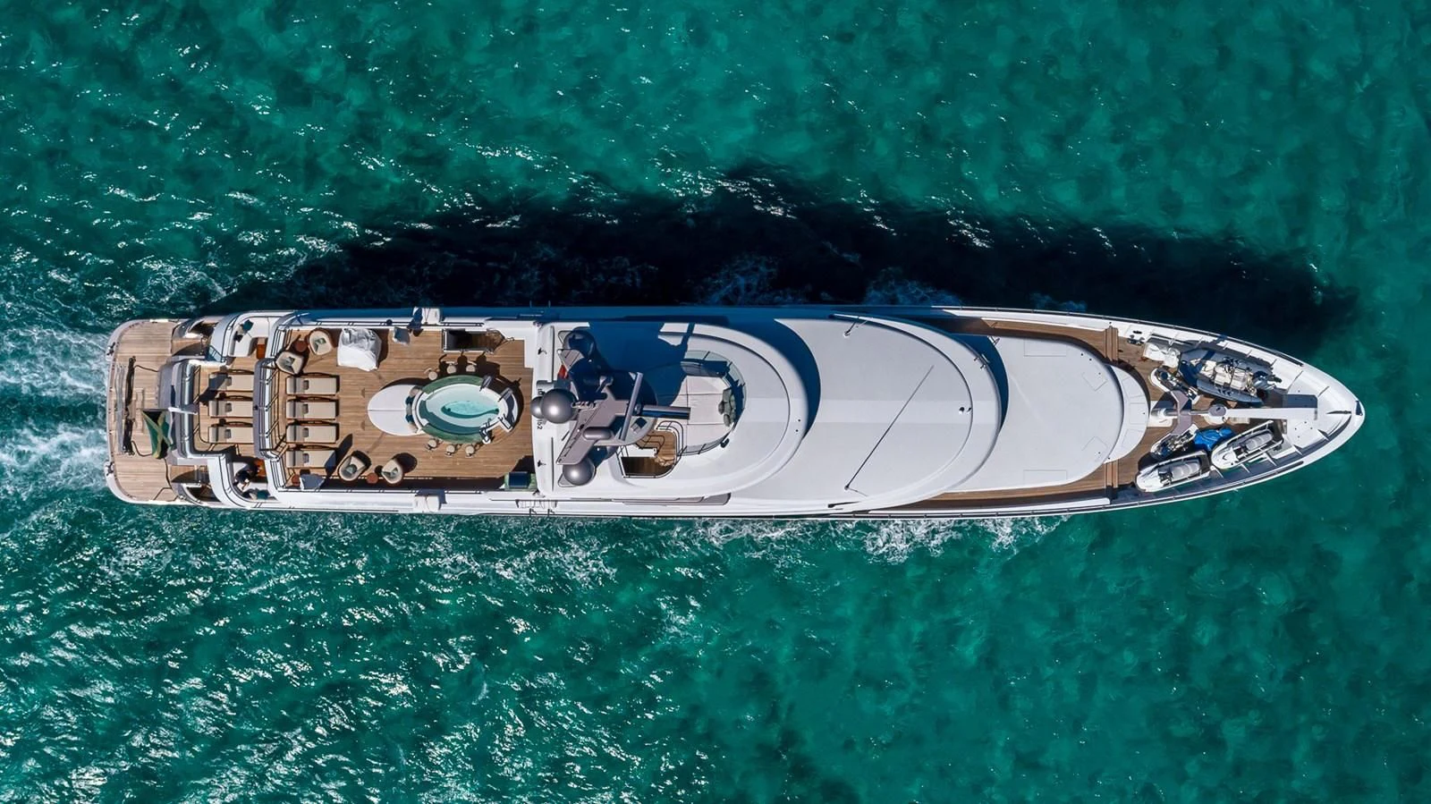 a ship in the water aboard STARSHIP Yacht for Charter