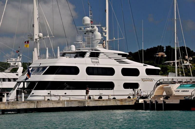 a white yacht in the water aboard STARSHIP Yacht for Charter